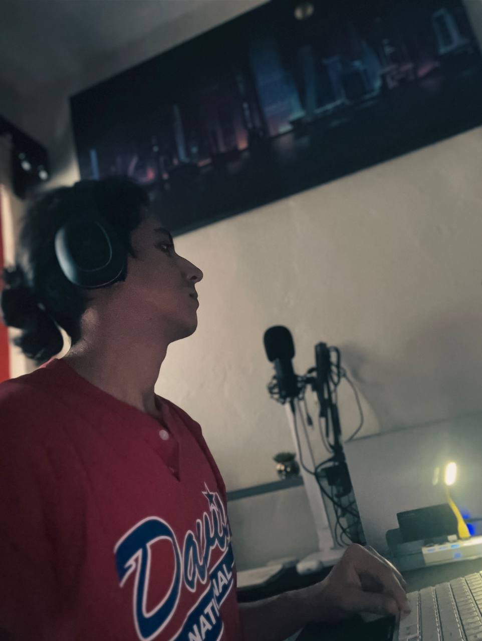 Alán Colio durante una etapa de reconstrucción